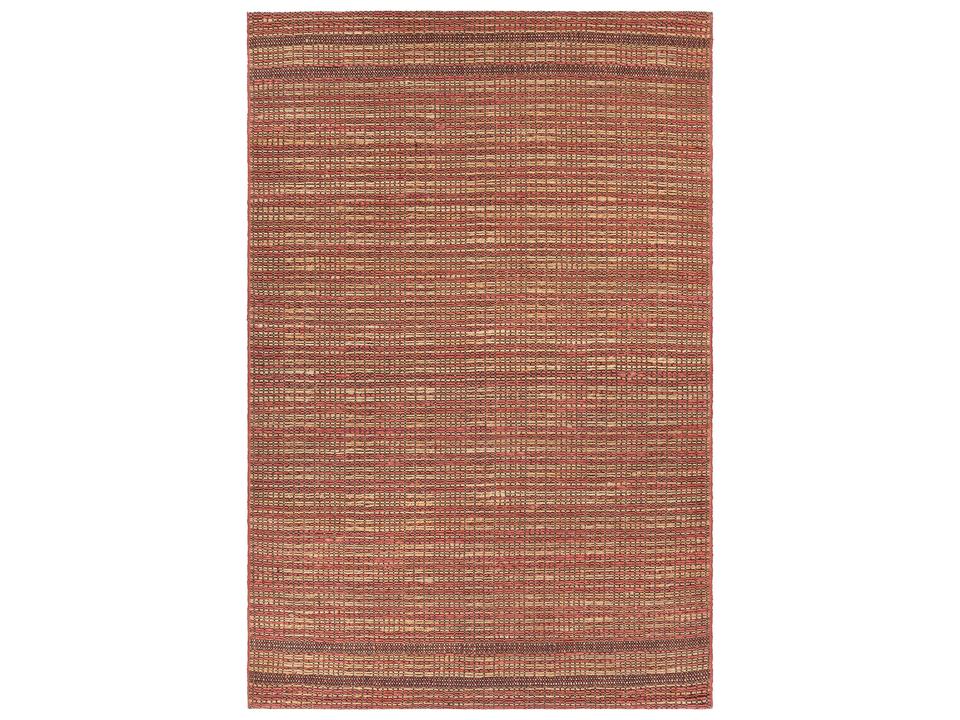 Agnes Hand-Woven Jute and Cotton Striped Area Rug