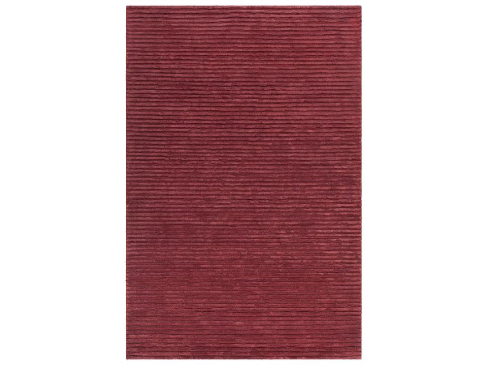 Angelo Hand Tufted Wool Viscose Area Rug in Red