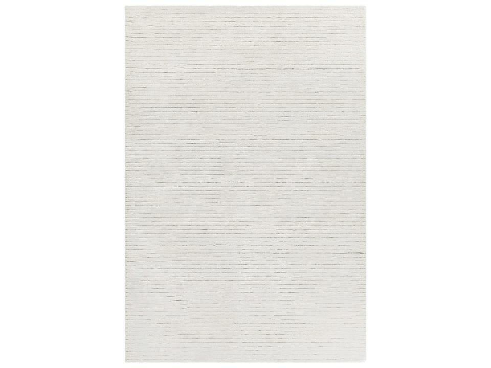 Angelo Hand Tufted Wool and Viscose Area Rug with Stripe Pattern