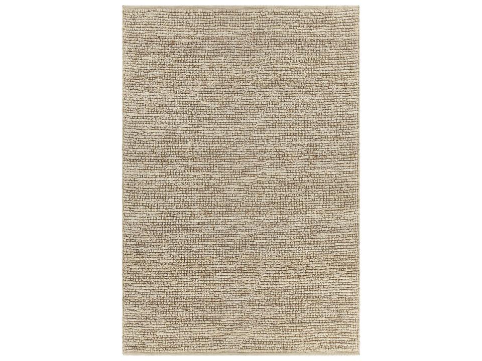 Arlene Hand-Woven Jute Area Rug in Bleached Natural