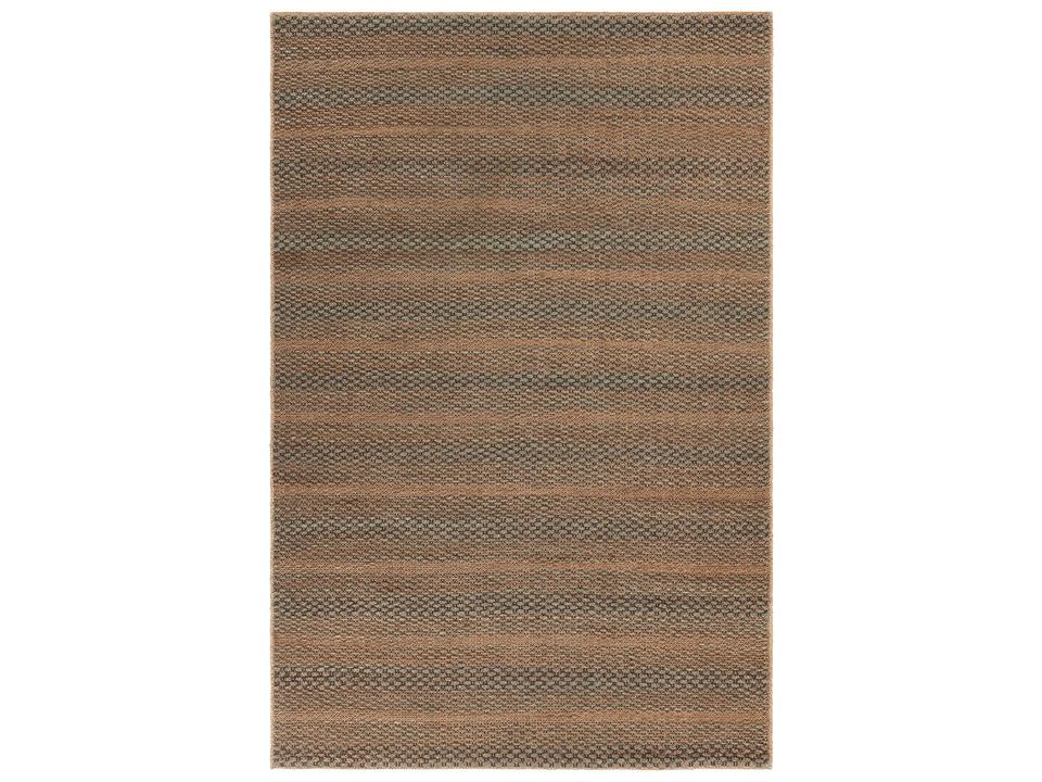 Deana Hand-Woven Jute and Cotton Area Rug in Green Natural