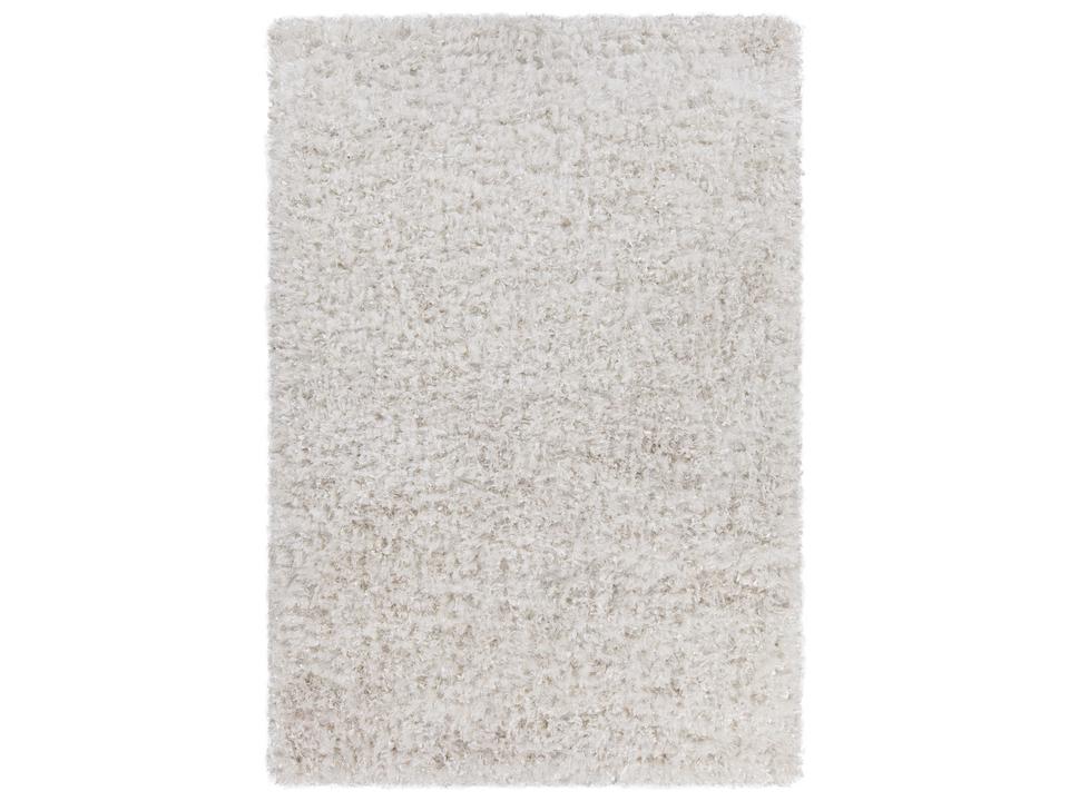 Diano Hand-Woven Ivory Polyester Area Rug with 1.5-Inch Plush Pile