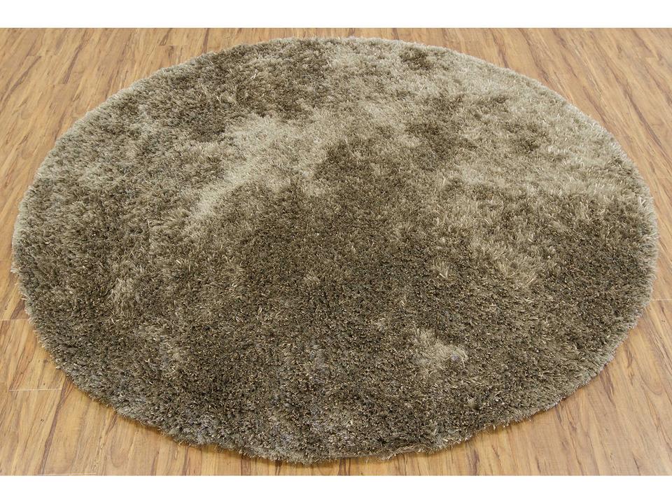 Dior Round Shag Area Rug in 100% Polyester