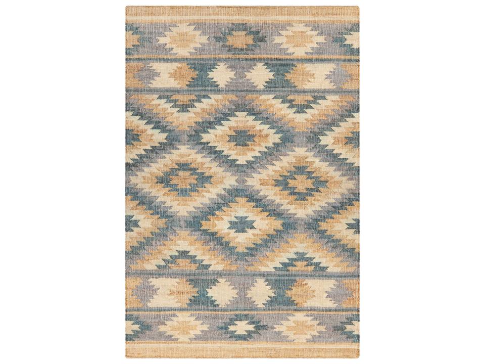 Ethel Hand-Woven Jute and Cotton Rectangle Area Rug