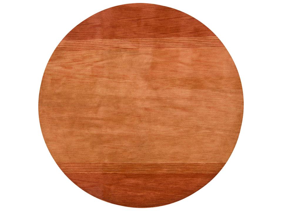 Metro Striped Area Rug in Red Wool