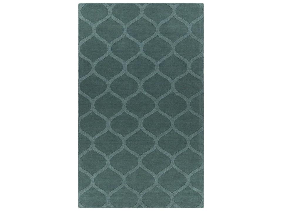 Mystica Hand Tufted Wool Area Rug with Floral or Geometric Pattern