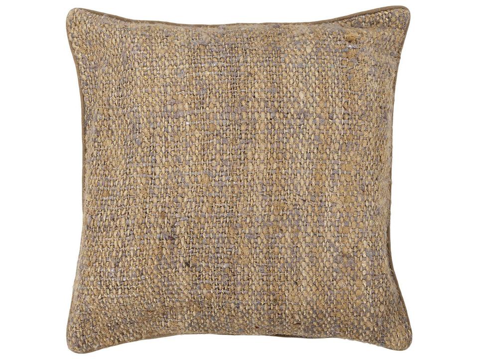 CUS-28018 Handmade Silk Textured Accent Pillow in Purple Natural