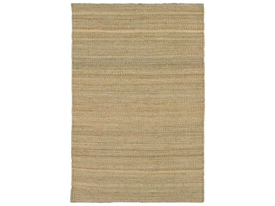 Saket Hand-Woven Reversible Jute Area Rug in Natural Tan