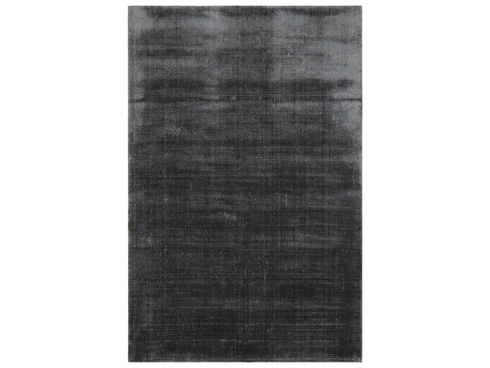 Sopris Hand Woven Art Silk Area Rug in Charcoal