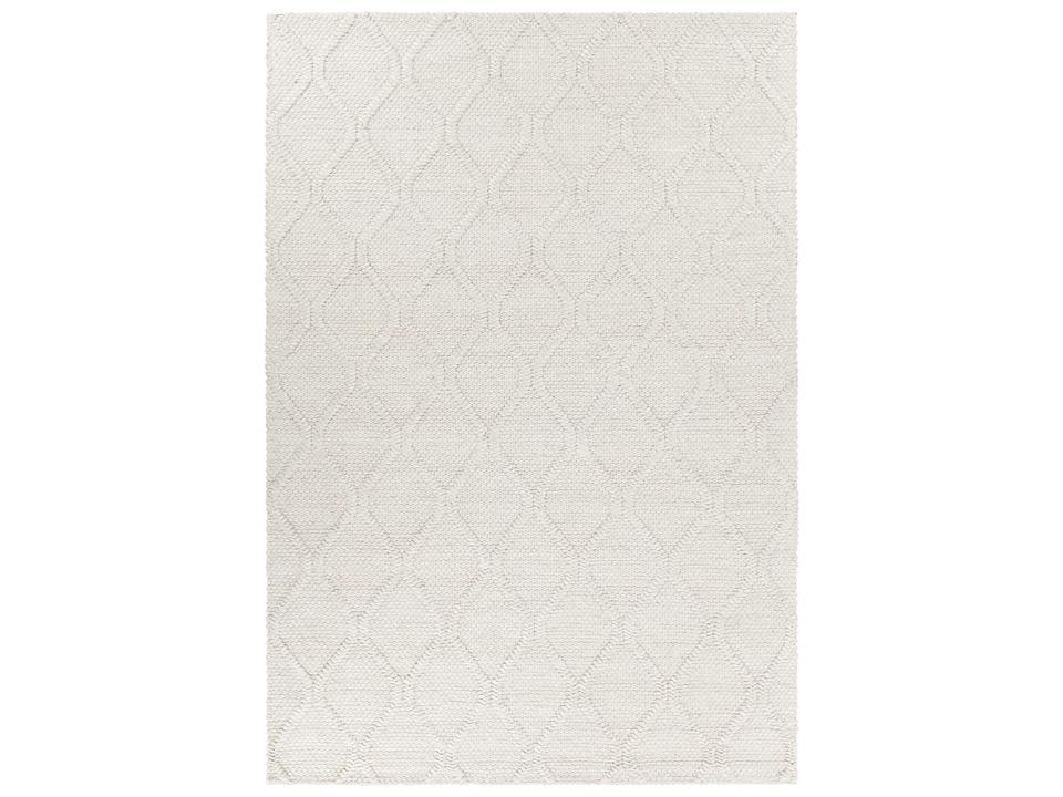 Sujan Wool Viscose Rectangular Area Rug in Beige 7'9 x 10'6