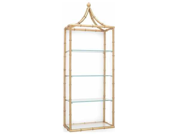 Pagoda Gold 15 x 41.25 Wall Shelf