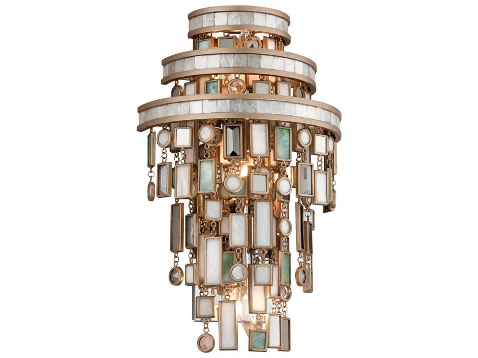 Dolcetti 3-Light Wall Sconce in Champagne Leaf Finish