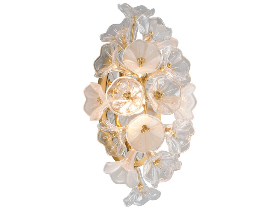 Jasmine 1-Light LED Wall Sconce in Gold Leaf