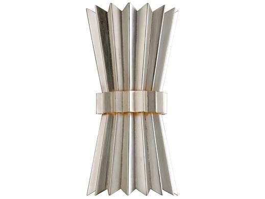 Moxy 2-Light Wall Sconce in Warm Silver Leaf