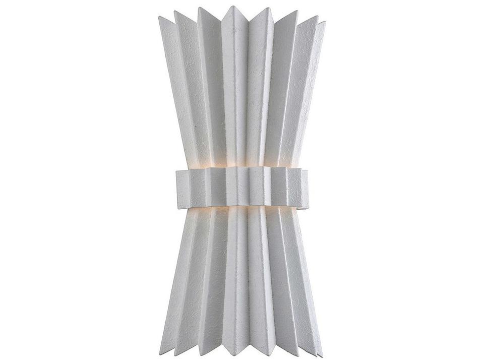 Moxy 2-Light Gesso White ADA Wall Sconce in Hand-Forged Iron