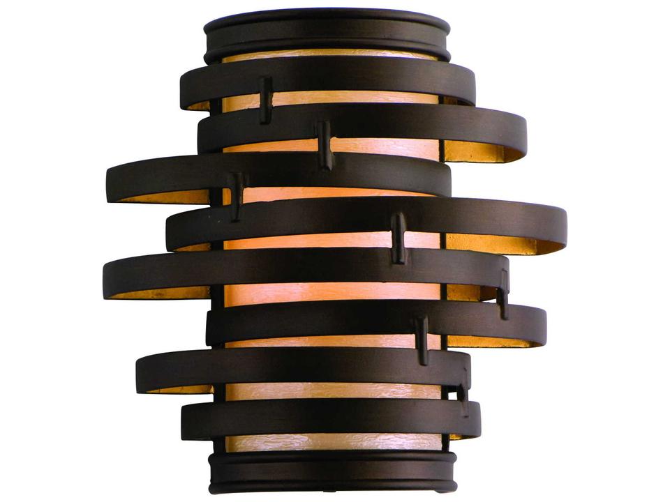Vertigo 1-Light Wall Sconce in Gold Leaf Finish