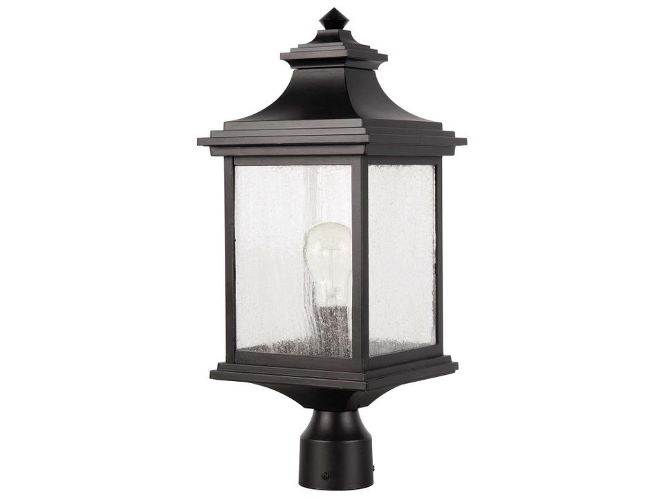 Gentry Glass Outdoor Post Light