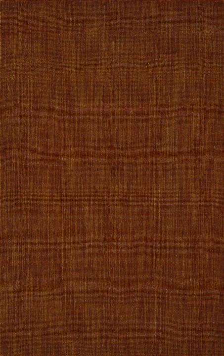 Monaco Sisal Solid Hand-Loomed Wool Area Rug in Paprika