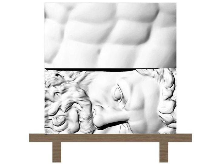 Ercole E Afrodite Accent Cabinet with Sculptural Human Figure Relief