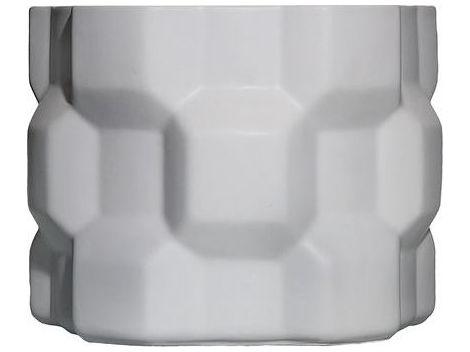 Gear By Philippe Bestenheider Matt White Vase