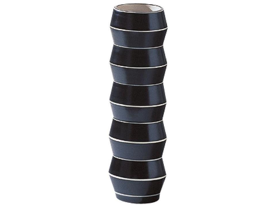 Linde Burkhardt Regnard II White Vase With Black Decoration