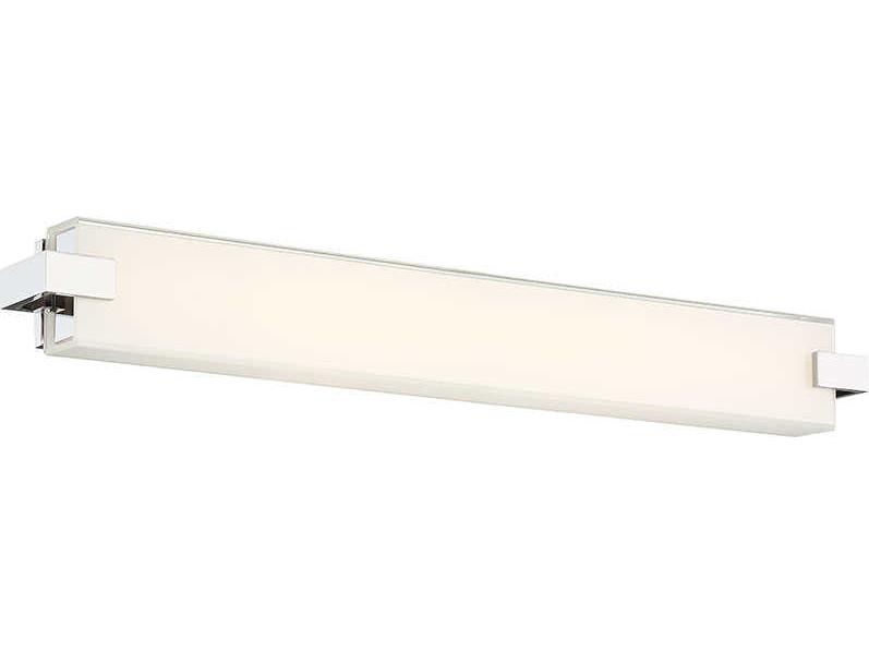 Bliss 28 Inch LED Bath and Wall Light Polished Nickel