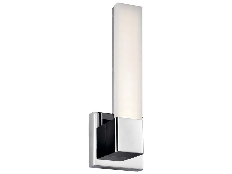 Neltev 2-Light Chrome Glass LED Vanity Light