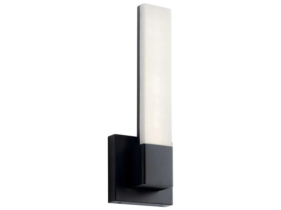 Neltev 2-Light Matte Black LED Vanity Light