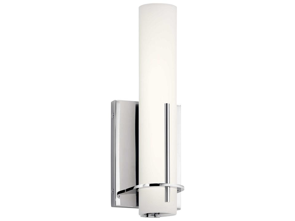 Traverso 1-Light Chrome Glass LED Vanity Light