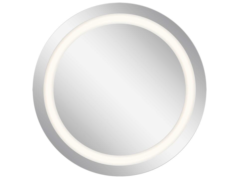 Frosted Round LED Backlit Wall Mirror