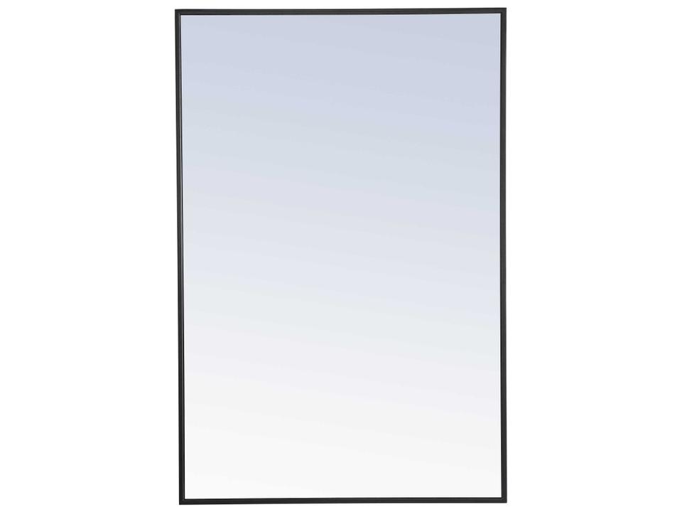 Eternity Black Rectangular Wall Mirror