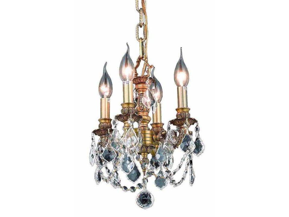 4-Light Lille Chandelier in French Gold