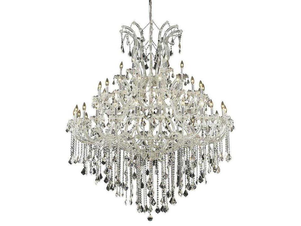 49-Light Maria Theresa Chandelier with Clear Royal Cut Crystal in Chrome