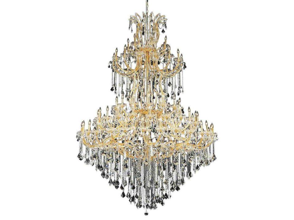 Maria Theresa 85-Light Gold Clear Royal Cut Crystal Chandelier
