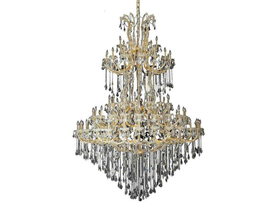 Maria Theresa 85-Light Gold Clear Royal Cut Crystal Tiered Chandelier