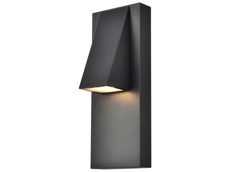 Raine 1-Light LED Outdoor Wall Sconce in Black