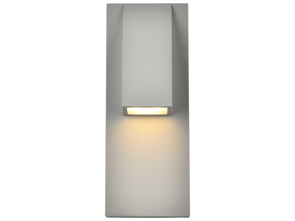 Raine 1-Light LED Outdoor Wall Sconce in Silver
