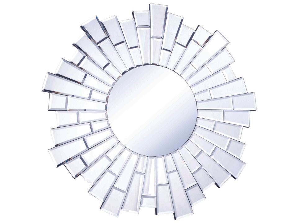 Modern Clear Round Wall Mirror
