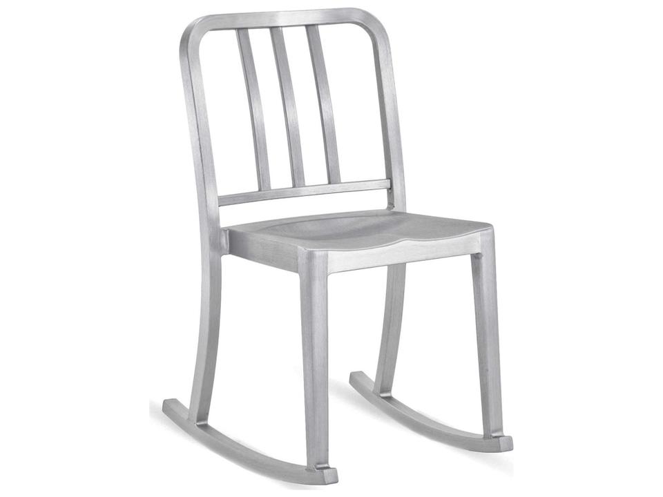 Heritage Rocking Chair Recycled Aluminum by Philippe Starck