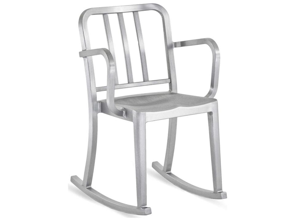 Heritage Recycled Aluminum Rocking Chair by Philippe Starck