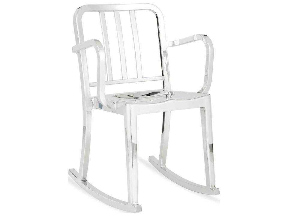 Heritage Rocker Recycled Aluminum Rocking Chair by Philippe Starck