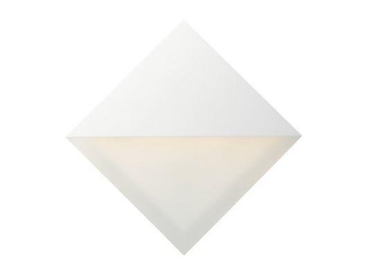 Alumilux Glow 1-Light LED Outdoor Wall Sconce in White