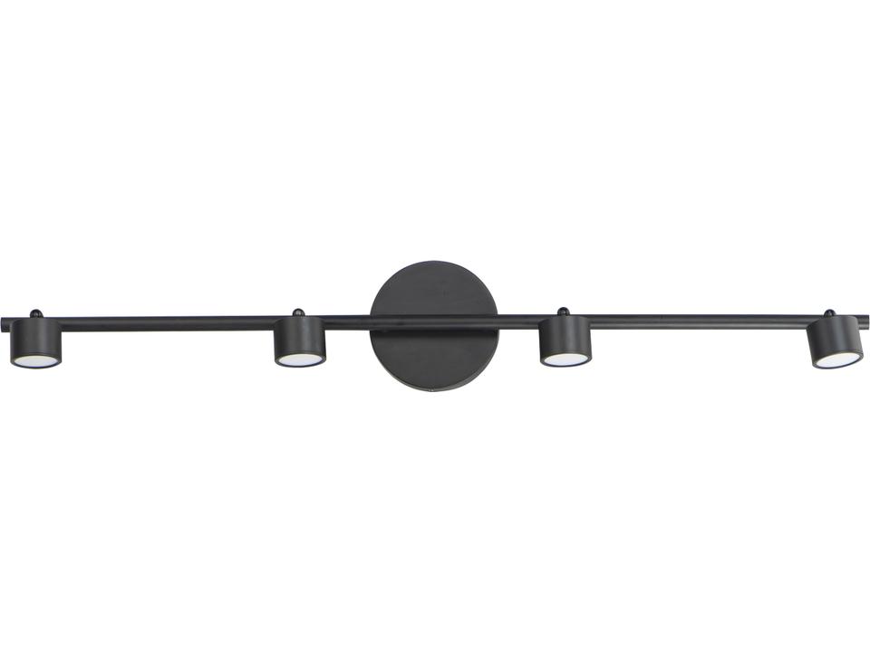 Taylor LED Fixed Rail Track Light Black Modern