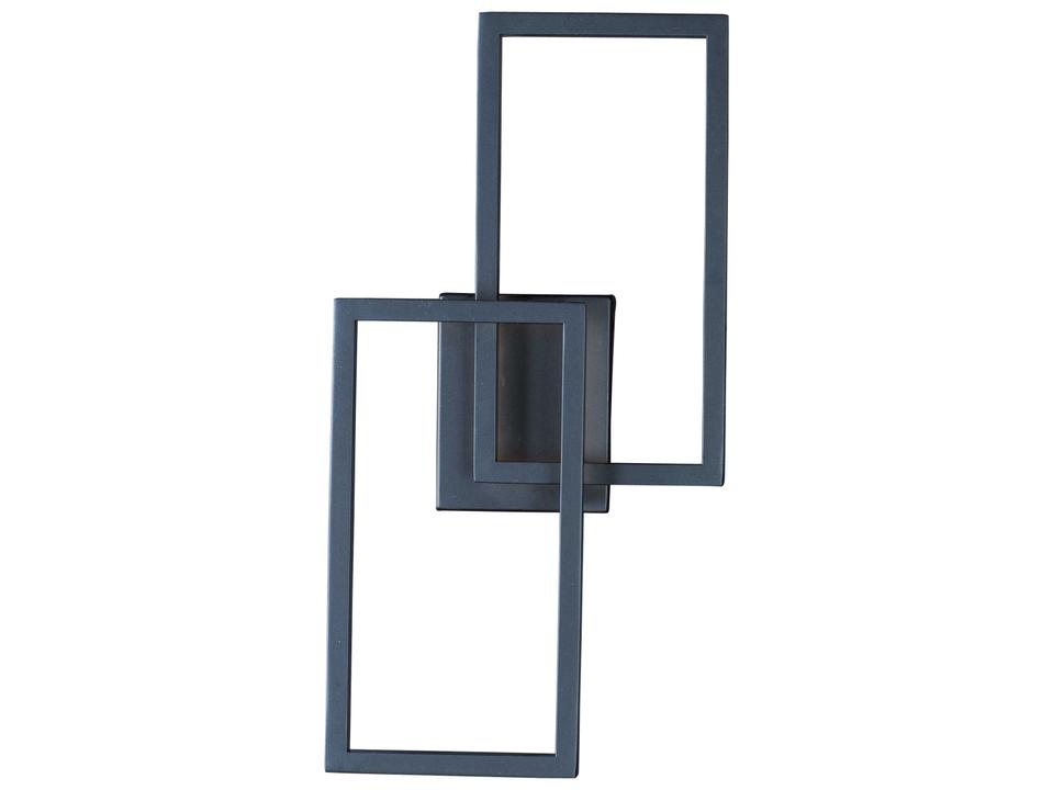 Traverse 1-Light LED Outdoor Wall Sconce in Black