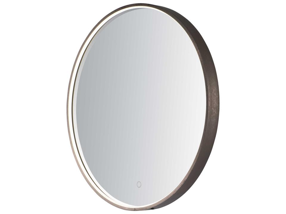 Anodized Bronze LED Round Wall Mirror