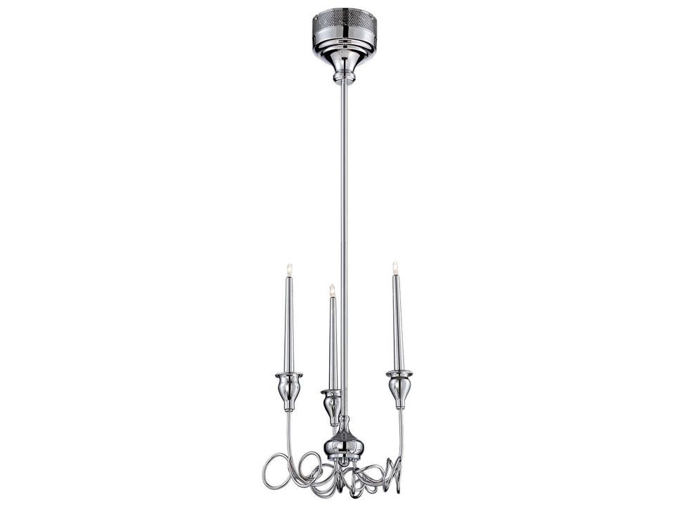 Candela 3-Light Chrome Chandelier