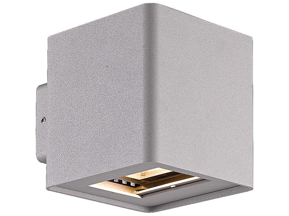 Crest 2-Light Outdoor Wall Light in Marine Grey