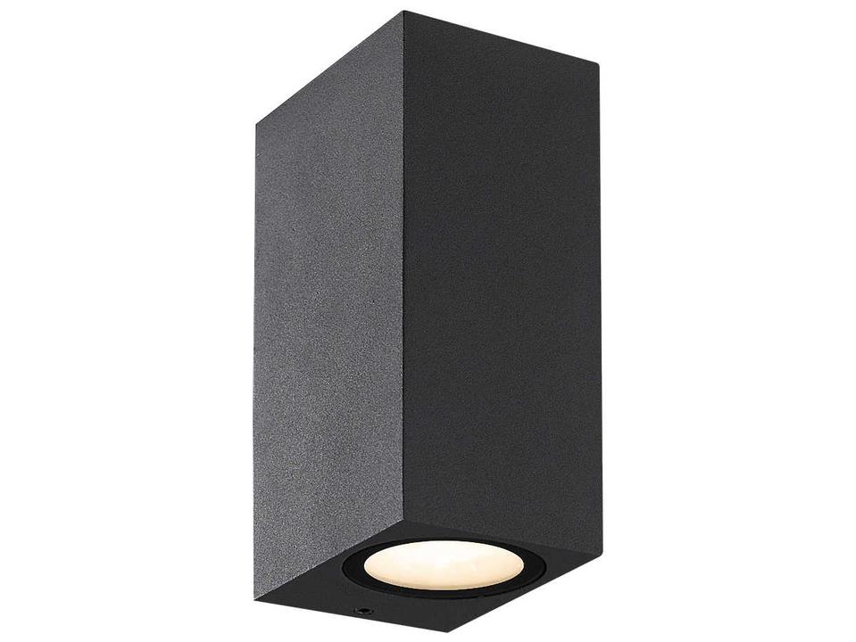 Dale 2-Light Integrated LED Outdoor Wall Sconce in Graphite Grey