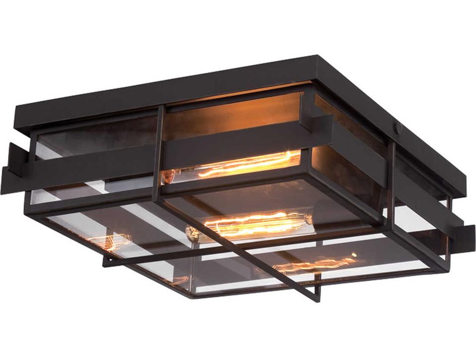 Muller Outdoor Ceiling Mount Light Bronze