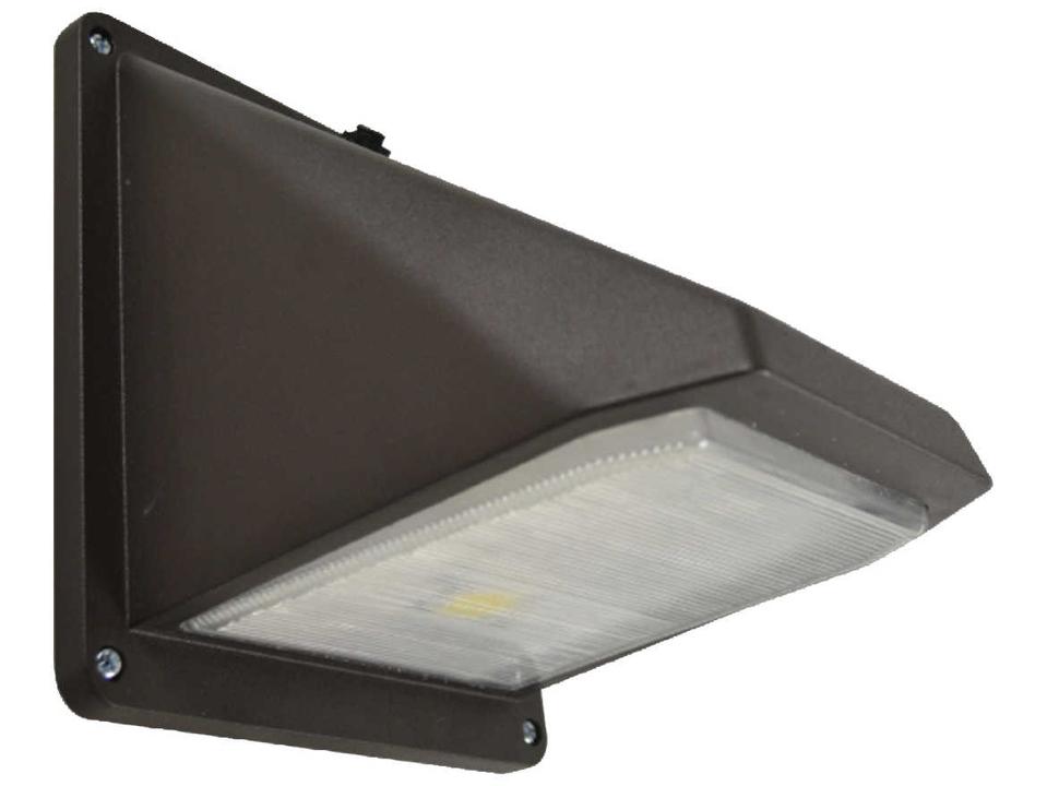 Ontario 1-Light Integrated LED Wall Light in Black
